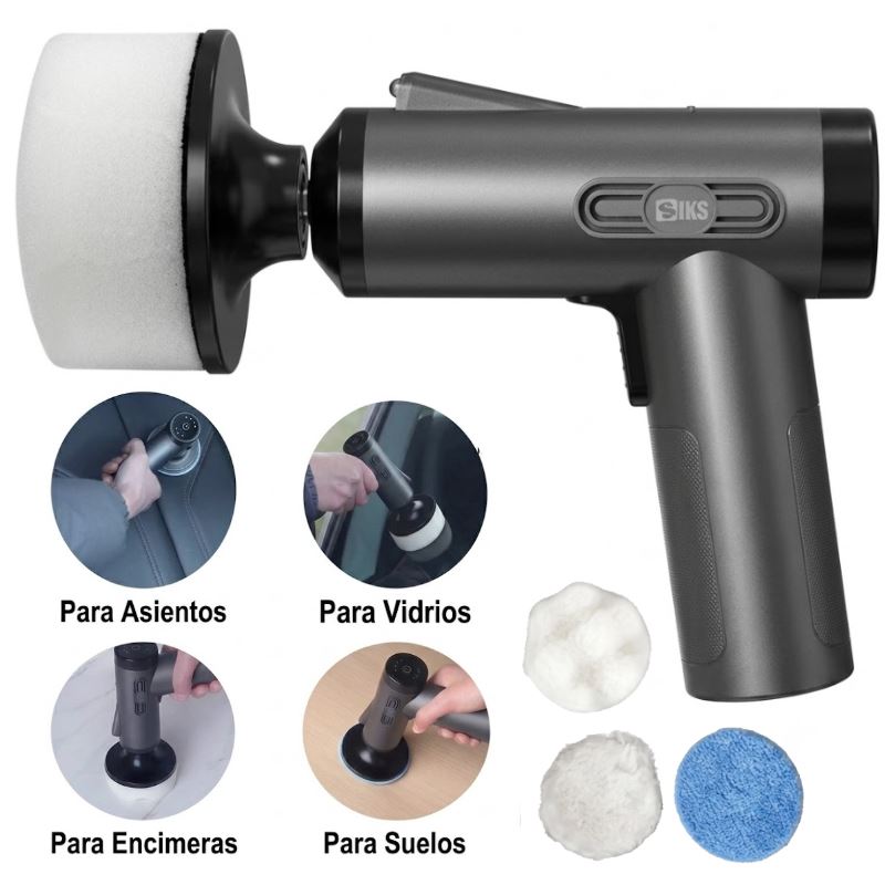 Pulidora Inalámbrica Para Auto Máquina Lustradora De Carro